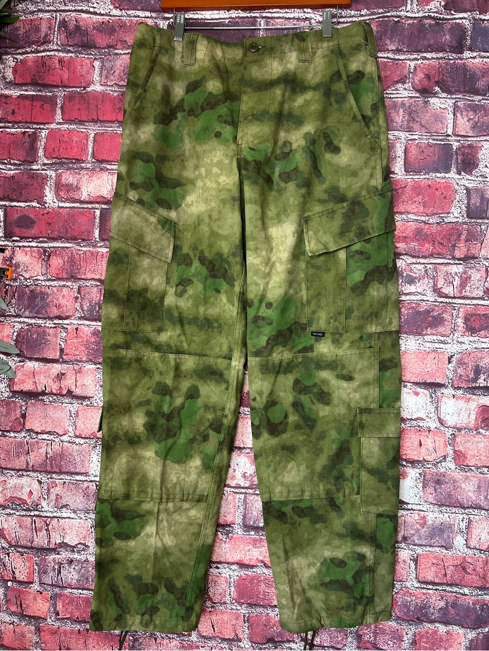 Tru-Spec Green Camo Tactical Cargo Pants Medium Regular